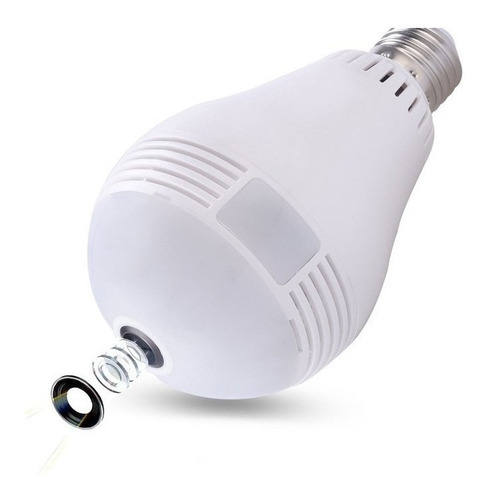 Cámara Lampara Bombita Luz Purare Technologic Helios Blanco