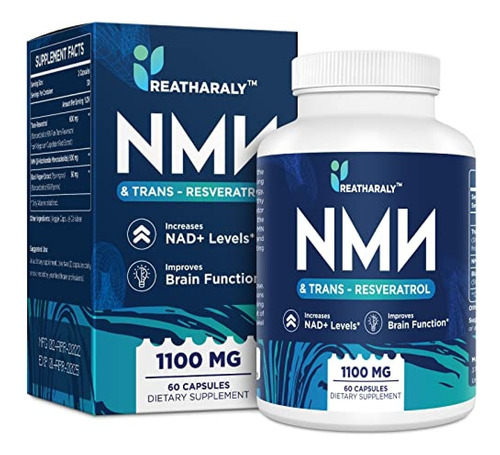 Suplemento Reatharaly Nmn Trans Resveratrol 2 Pack