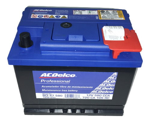 Batería  Ac Delco Para Nissan Aprio 07-11