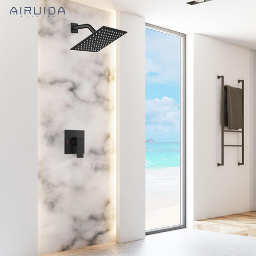 Airuida Grifo De Ducha Sistema De Ducha De Lluvia De Baño