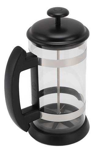Cafetera French Press De Vidrio Y Acero Inoxidable De 1000 M