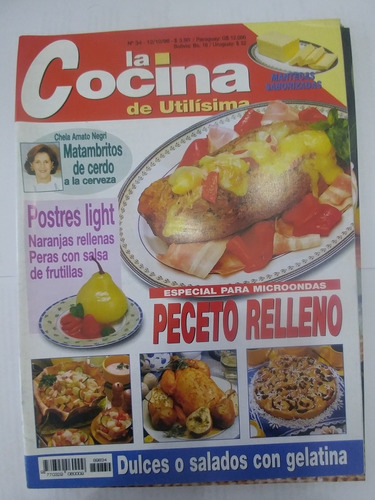 Revista La Cocina De Utilisima Peceto Relleno (m)