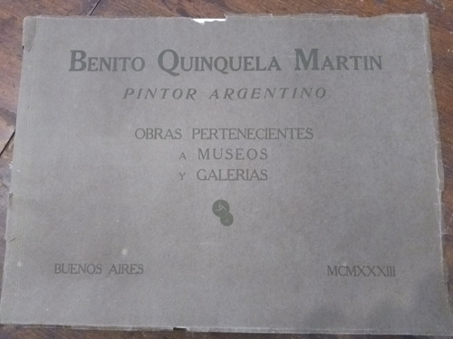 Benito Quinquela Martin Obras De Museos Y Galerías (1933)