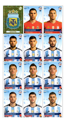 Figuritas Impresas Hd Copa America Usa 2024 Album Completo! Personaje Completo