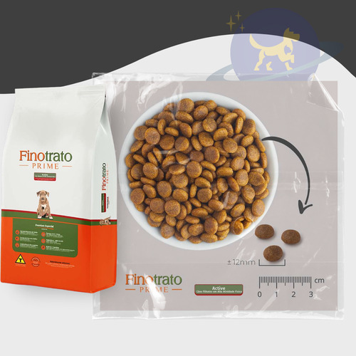 Ração Finotrato Cães Filhotes Pit Bull Active 15 Kg Completa
