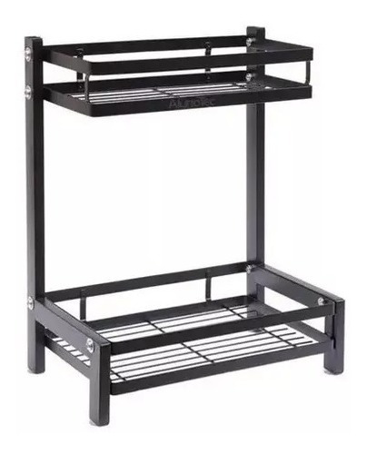 Organizador Rack De Especias 2 Niveles De Metal Multiuso