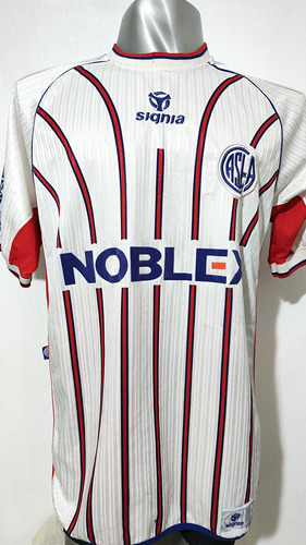 Camiseta De San Lorenzo Signia Mercosur Blanca. Talle Xl