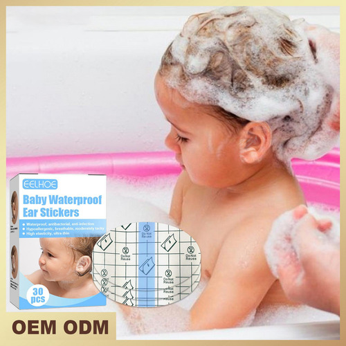 30 Uds. Pegatinas Para Los Oídos Impermeables Para Bebés,