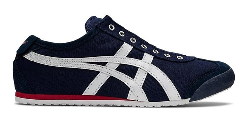 Tenis Onitsuka Tiger Slip On México 66 Azul Marino Clásico