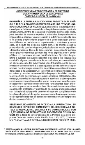 Incidentes En El Juicio Sucesorio Sección Segunda (inventario Y Avalúo, Alimentos Y Acumulación)