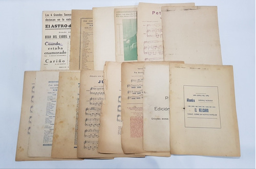 Imagen 8 de 8 de Antiguas Partituras Tango 1930 / 1940 Lote X 14 Mag 58610