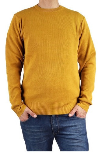 Sweater Tejido Hombre Cuello Redondo Hilo S A Xxl