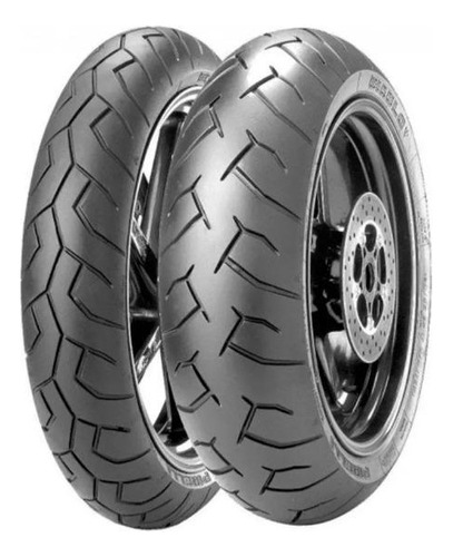 Par Pneu 120/70-17 160/60-17 Pirelli Diablo Cb500 Er6 Nc 700