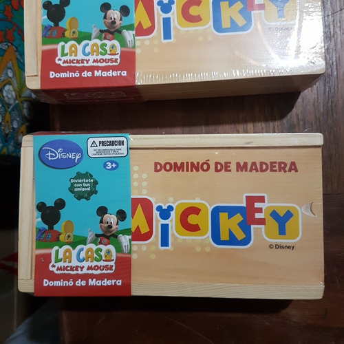 Domino De Madera Mickey Mouse 