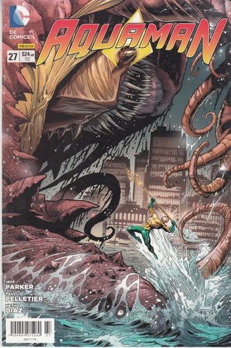 Comic Dc Comics Aquaman # 27 Vida Y Muerte