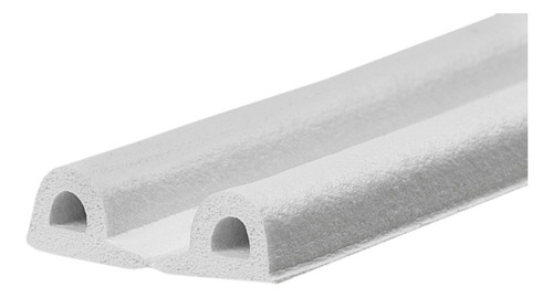 Imagen 4 de 10 de 2 Burletes Autoadhesivos De Goma Perfil P Color Blanco