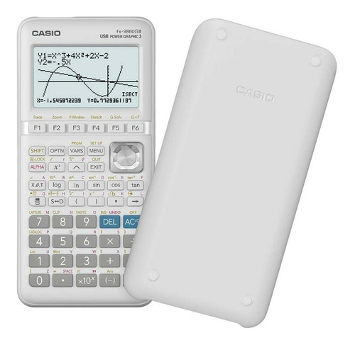 Imagen 2 de 6 de Graficadora Casio Fx-9860g3 Gris Con 2900 Funciones Para Ib