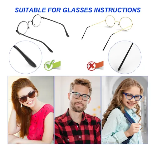Uonbexj Correas Ajustables Para Gafas: 3 Piezas De Correa D.