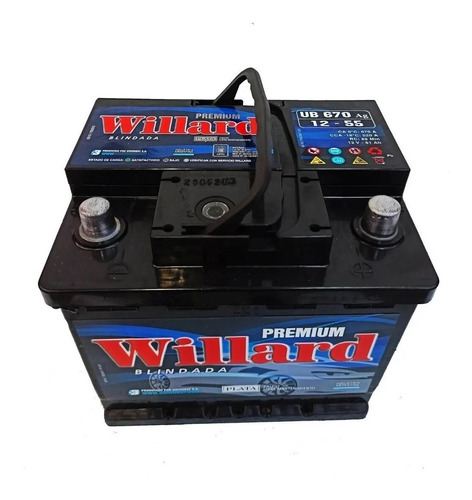 Baterias Para Autos Ub670 Willard 