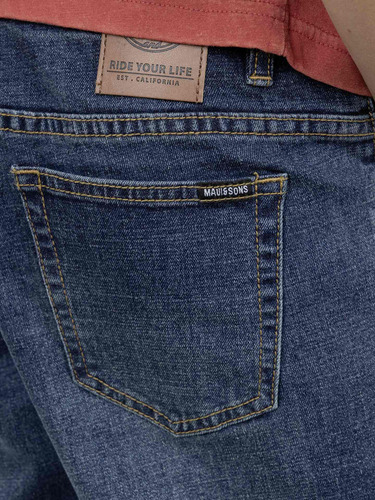 Jeans Juvenil 5n117-mi21 Azul Maui And Sons