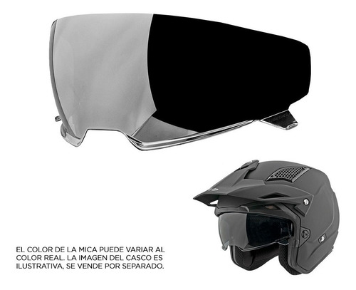 Imagen 2 de 2 de Mica Polarizada Para Casco Joe Rocket Rkt 6 Y/o Rkt 24