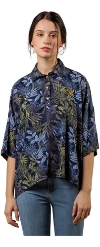 Camisa La Martina Estampada Mangas 3/4 Wild Mujer