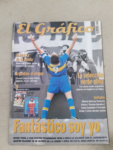 Revista El Gráfico Nº 4228 Año 2000 Palermo - Gaby Sabatini