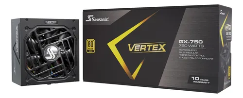 Fuente De Poder Seasonic Vertex Gx-750 750w 80 Gold, Atx 3