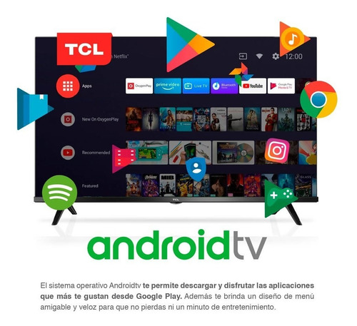 Imagen 1 de 3 de Smart Tv Tcl S60a Series L32s60a Led Hd 32 100v/240v