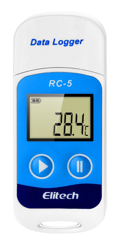 Elitech Rc-5 - Registrador De Datos De Temperatura (alta Pre