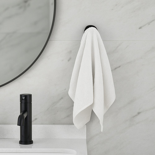 Kit Com 2 Ganchos De Parede Preto Em Aço Inoxidável Fosco Suporte Para Toalhas De Rosto, Cabide Toalhas De Banho, Cabideiro De Parede Para Roupas, Acessórios E Panos Em Quarto Banheiro Cozinha