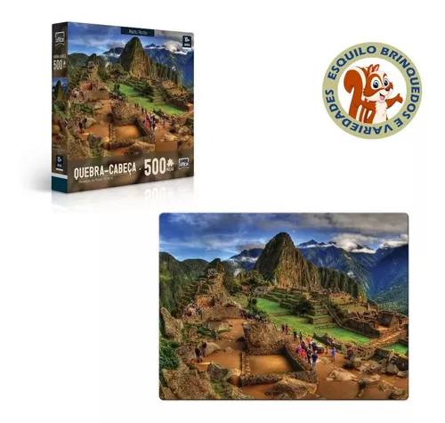 Quebra Cabeça 500 Pc Machu Picchu Toyster : : Brinquedos e  Jogos