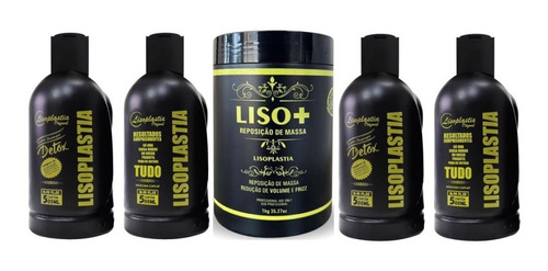 2 Kit Lisoplastia Gold 500ml +btox Liso Gestantes E Criancas