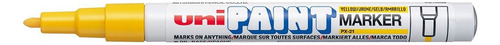 Caneta Marcador Permanente Uni Paint Marker Px21 Amarelo