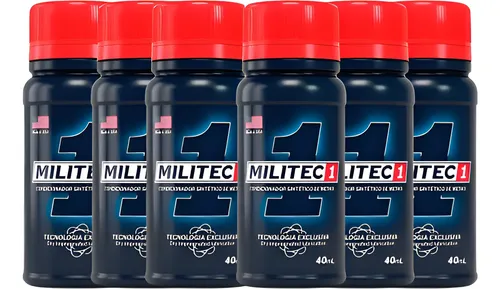 6un Militec 1 - Melhor Desempenho Da Moto - 40ml Original