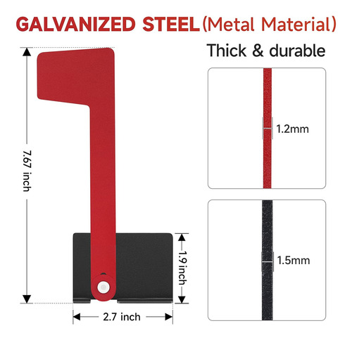Kit De Bandera Multidireccional Para Buzón De Acero Galvaniz
