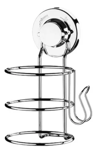 Soporte Para Secador De Cabello C/ Ventosa Inoxidable Future