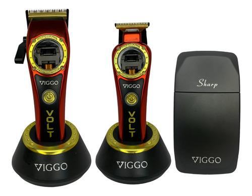 Combo Profesional Clipper + Trimmer Viggo Volt + Shaver 004
