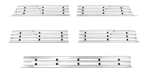 Imagem 2 de 5 de Sobre Grade Dodge Ram 2012 A 2016 Aço Inox Cromada Filetada