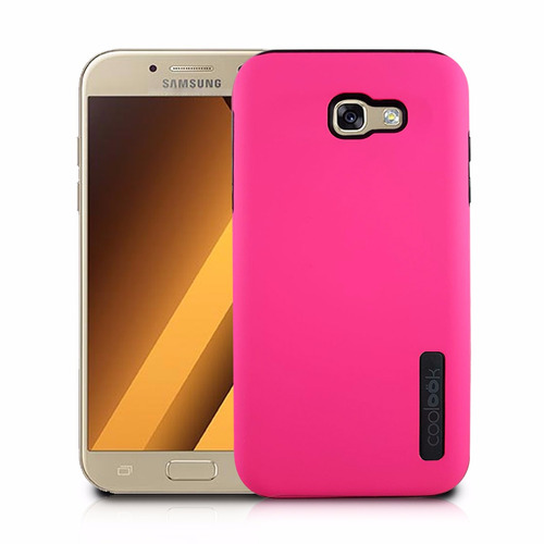 Funda Case Protector Inc Samsung A7 2017 Rosa Neón