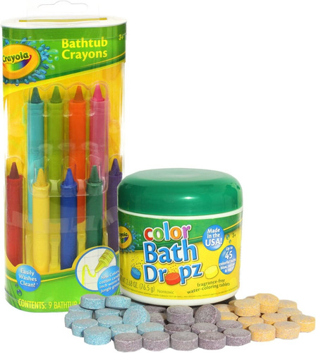 Crayones De Bañera Crayola Con Gotas De Baño De Color Crayol