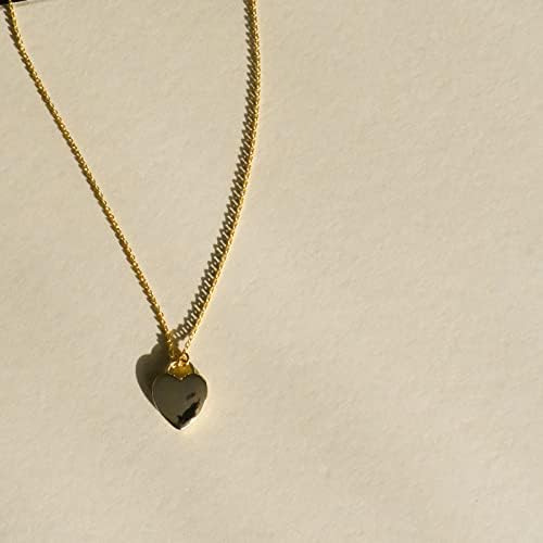 Collar Con Colgante De Corazón Inflado En Oro Vermeil De 18