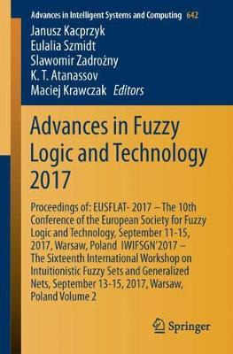 Libro Advances In Fuzzy Logic And Technology 2017 - Janus...