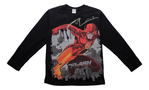 Remera Flash Superheroe Niño Velocidad Terminal Divertida