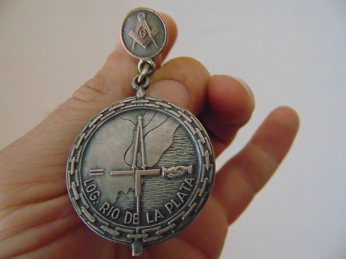 Imagen 1 de 6 de Medalla Y Pin Masonicos, Masones Mason, Masonería Antigua