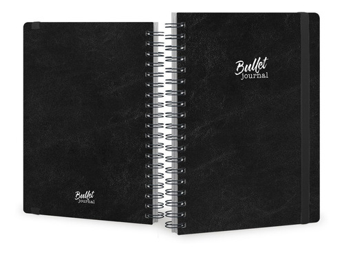 Caderno Pontilhado Bullet Journal Capa Dura Luxo 90g 18x25cm