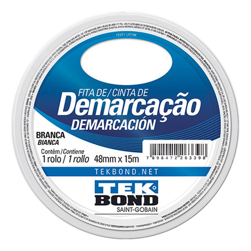 Fita Ades Demarcacao Tekbond Br 48mmx15m