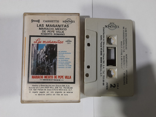 Cassette Las Mañanitas Mariachi Mexico En Formato Cassette