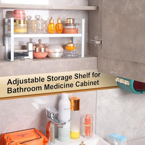 Estante Organizador Metal Expansible Capa Ajustable Para Bañ