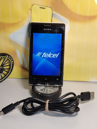 Sony Ericsson C1504 Excelente ( Xperia E ) Telcel Negrocon Blanco (Usado)